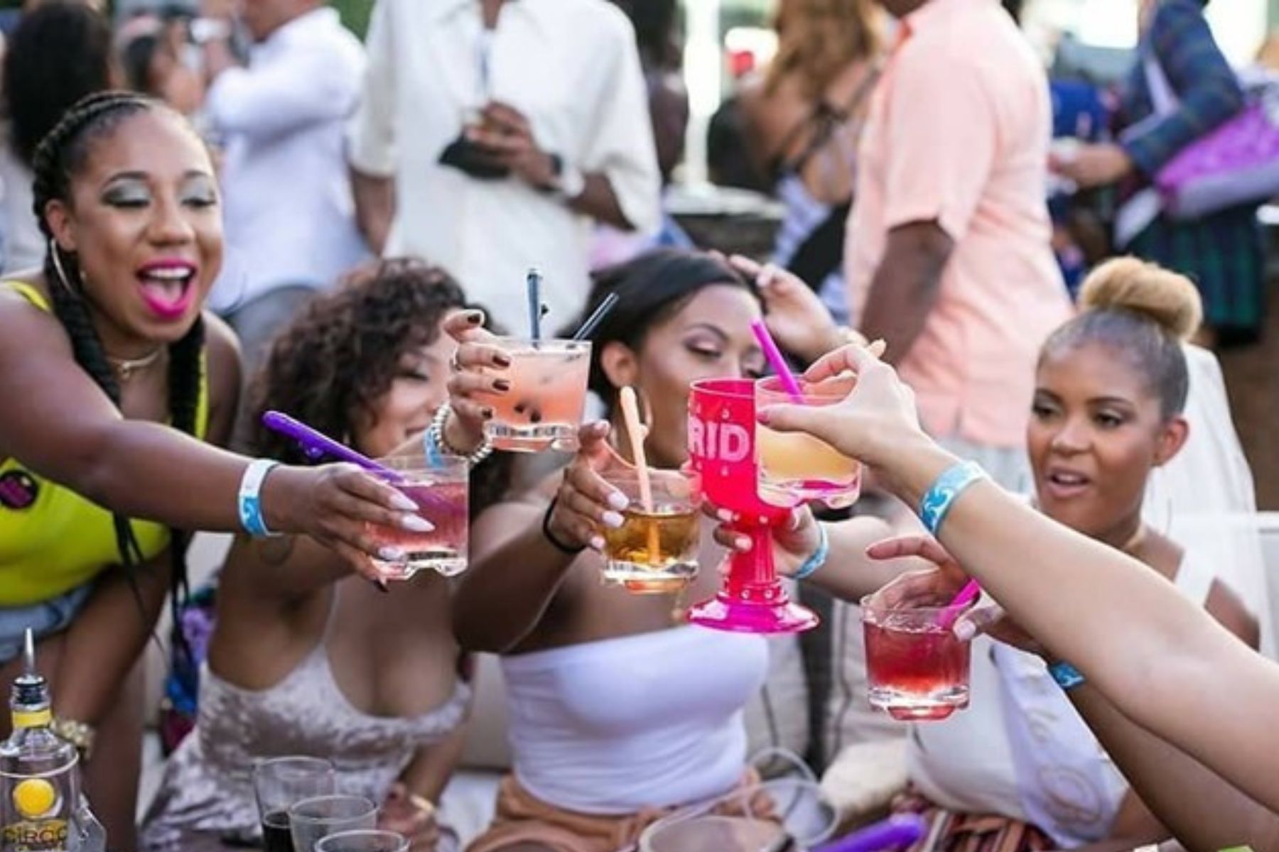 Women enjoy day party in historic Overtown